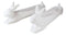 Pack Of 2 Bunny Rabbit White Ceramic Serving Platter Plate Cracker Dish Trays