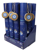 Wicca Mystic All Seeing Eye White Sage Incense Sticks With Wooden Base Gift Set