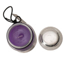 Set of 3 Wicca Halloween Ritual Lavender Prosperity Spell Candle in Glass Jar
