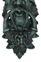 Cast Iron Verdigris Wiccan Celtic Greenman Forest Tree Ent Spirit Door Knocker