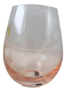 Pack Of 4 Mom's Don't Cry We Wine Metallic Gold Prints Stemless Wine Glasses