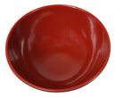 Set Of 6 Red And Black Round Appetizer Soup Salad Rice Melamine Bowls 4.5"D