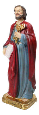 Christian Apostle Of Jesus Saint Peter Holding Key of Heaven Figurine 8"H