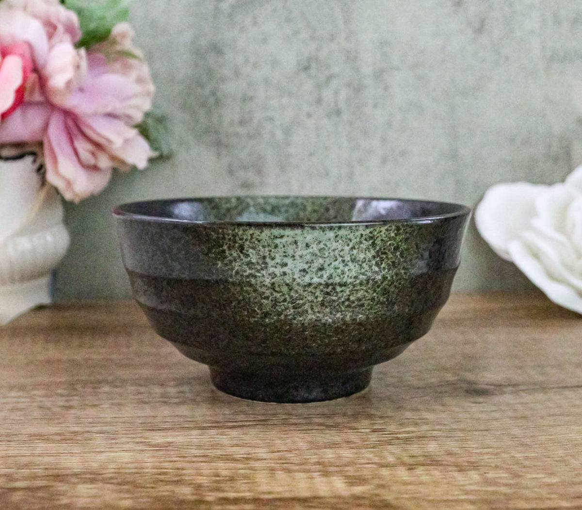 Pack Of 5 Grey Tone Hakumu Ceramic Soup Salad Rice Donburi Poke Bowls 24oz
