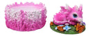 Cute Hot Pink Hatchling Dragon Sleeping On Coral Reef Decorative Trinket Box