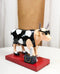 Cow Parade Diva Goddess of Fashion A Bull With Black Purse Collector's Figurine