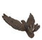 Pack Of 2 Cast Iron Rustic American Bald Eagle Multi Peg Coat Keys Wall Hooks