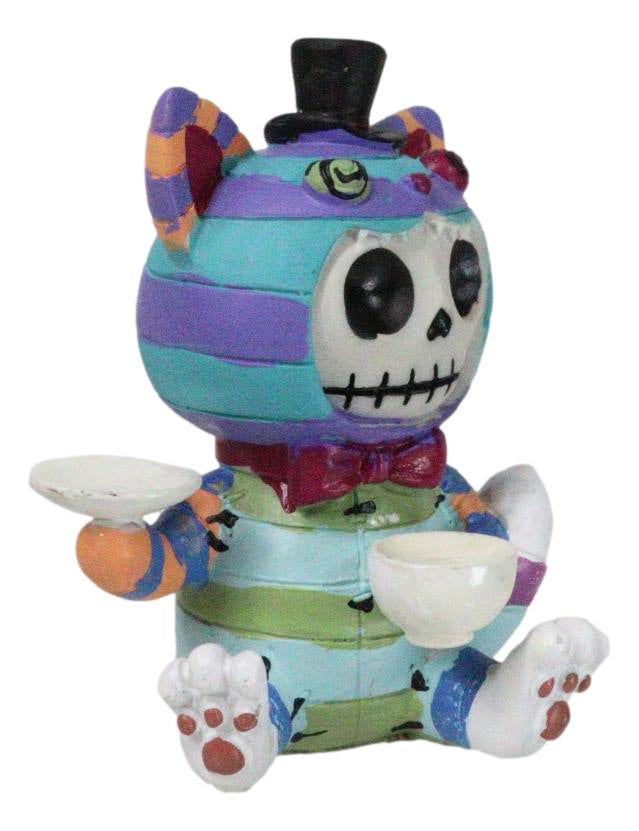 Furry Bones Whimsical Wonderland Cheshire Cat Alice Decor Figurine Furrybones