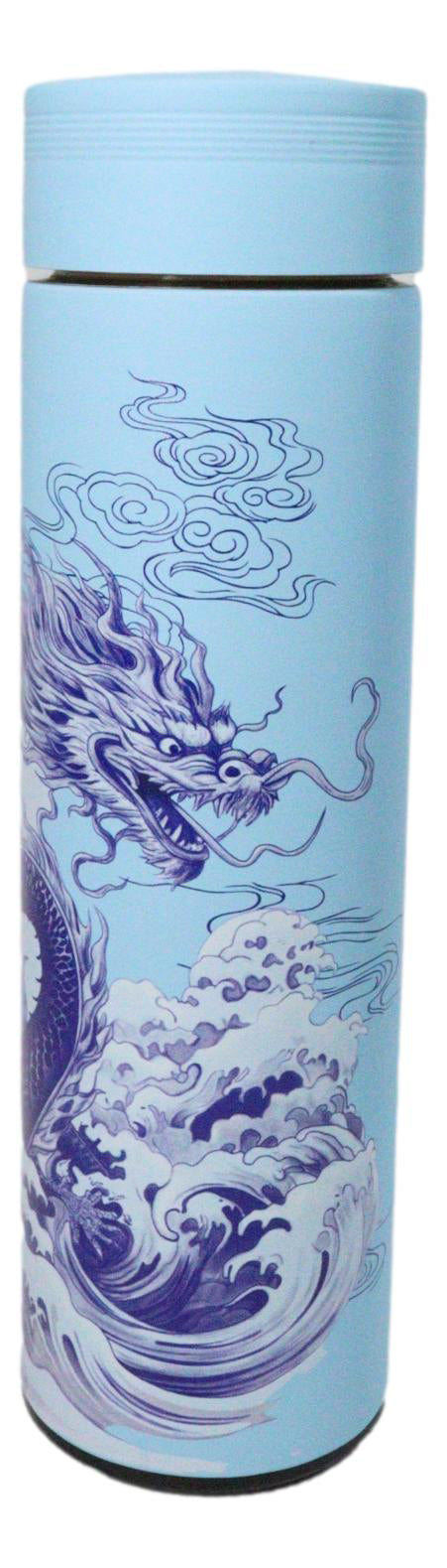 Ryu Dragon 17oz Vacuum Insulated Stainless Steel Thermos Bottle with Tea Infuser