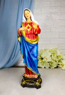 Catholic Church Sacred Heart of Mary Statue Devotion of Virgin Madonna 17"H