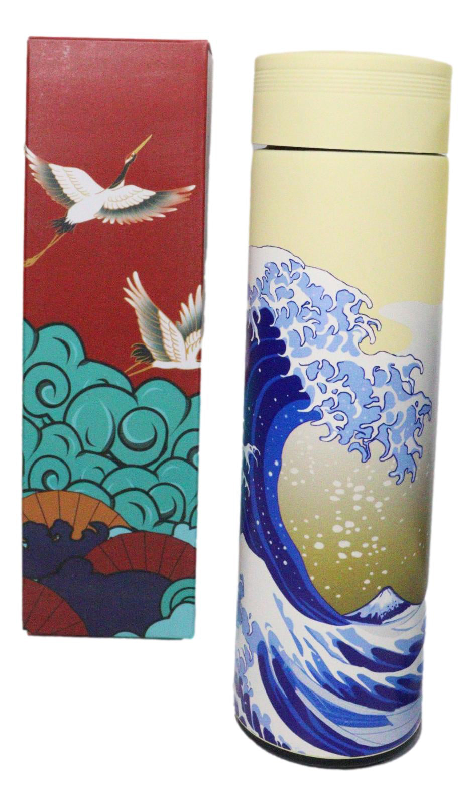 Great Wave 17oz Vacuum Insulated Stainless Steel Thermos Bottle with Tea Infuser