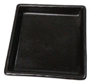 Set Of 6 Kokuyo Black Minimalist Ceramic Square Condiment Sauce Dishes 2oz