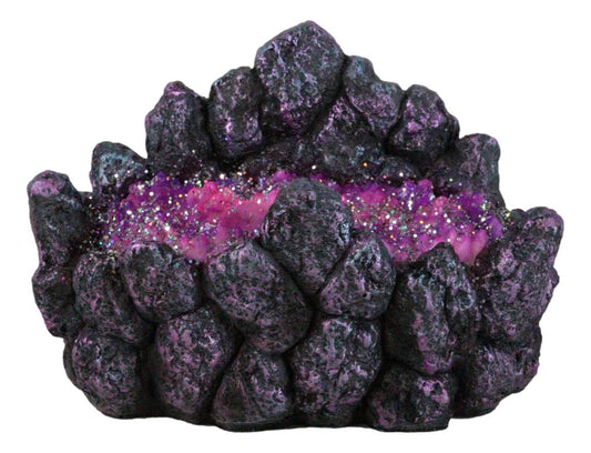 Faux Geode Crystals Rock Magic Wands Holder Stand Prop Accessory Decor
