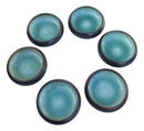 Pack Of 6 Green Crackle Midori Kannyu Porcelain Banchan Deep Dish 4" D 5oz