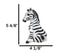Wildlife Nature Safari Savanna Equid Zebra Horse Foal Sitting Figurine