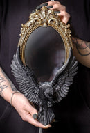 Gothic Golden Baroque Style Raven's Gaze Decorative Vanity Wall Hanging Mirror