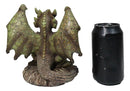 Earth Druid Dragon Holding Magic Cauldron Tea Light Candle Or Incense Holder