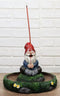 Gnaughty Pot High Smoking Gnome Zen Meditation Cone And Stick Incense Burner