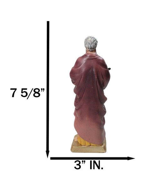 Christian Apostle Disciple of Jesus Saint Bartholomew Martyr Figurine 8"H