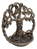 Ethereal Forest Celtic Greenman Ent Tree Of Life Backflow Incense Cone Burner