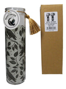 Pack of 2 Mystic Raven Deadly Nightshade Scented Tube Candles in Glass Jars 8"H