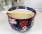 Red White Japanese Goldfishes Large 24Oz Donburi Ramen Bowl With Chopsticks Set