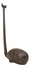 Rustic Cast Iron Marine Sperm Whale With Long Tail Kitchen Paper Towel Holder