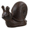 Whimsical Rustic Western Farmhouse Cast Iron Cottage Mollusca Snail Figurine
