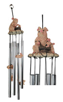 Mother Goose Nursery Rhymes Miss Piggy Pig with Piglets Family Wind Chime