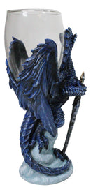 Ruth Thompson Elemental Dragon Alpha Blade Sword Glass Wine Goblet Chalice Cup
