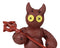 Pinheadz Voodoo Monster Devil with Pitchfork Halloween Horror Villain Figurine