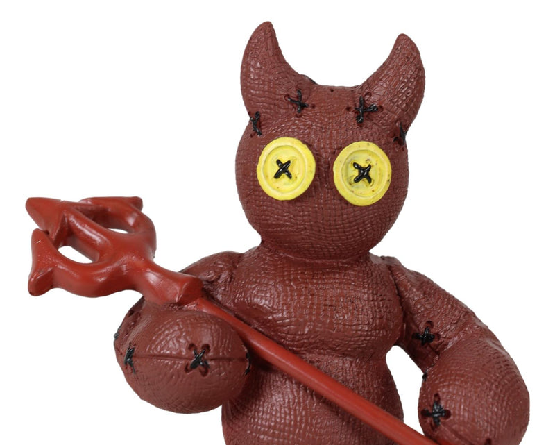Pinheadz Voodoo Monster Devil with Pitchfork Halloween Horror Villain Figurine