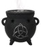 Wicca Sacred Triquetra Symbol Stars Cutout Witch Cauldron Incense Cone Burner