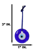 Set Of 3 Wicca New Age Metaphysical All Seeing Eye Of Protection Talisman Charm