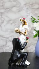 DOD Gothic Skeleton Bride and Groom Wedding Figurine To Have and to Hold