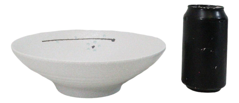 Pack Of 4 Ceramic Yukino Hana Collection Large Ramen Soup Dinner Bowls 36oz