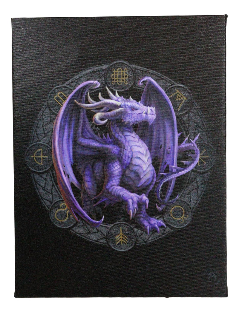 Anne Stokes Samhain Drake Sabbats Wheel of The Year Dragon Canvas Wall Decor