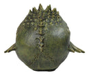 Macabre Eerie Spiked Venomspire Snecko Swamp Skull Decorative Figurine 7.5" L
