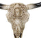 Southwestern Tribal Buffalo Skull Tribal Indian Chief Scrollwork Wall Decor
