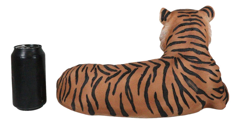 Large Royal Bengal Tiger Resting Gracefully 15.5" Long Statue Home Garden Decor