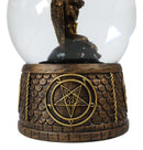 Occult Eliphaz Levi Sabbatic Goat Baphomet Solve Et Coagula Glitter Water Globe