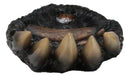 Rustic Western Long Claws Bear Paw Jewelry Trinket Keys Tray Dish Plate Figurine