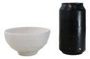 Set of 6 Contemporary Yukino Hana Snow Melamine Round Rice Miso Soup Bowls 10oz