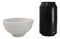 Set of 6 Contemporary Yukino Hana Snow Melamine Round Rice Miso Soup Bowls 10oz