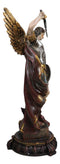 Armageddon War Archangel Saint Michael With Sword Trampling On Satan Figurine