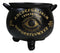 Large Wicca Witchcraft Black Magic Spirit Board Evil Eye Cauldron Pot 8.25"L