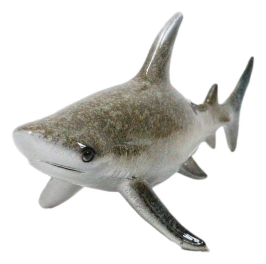 Marine Wildlife Apex Predator of The Deep Great White Shark Swimming Figurine