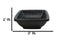 Pack Of 6 Square Black Silk Melamine Condiments Sauce Dipping Bowl or Dishes