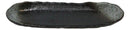 Pack Of 3 Charcoal Grey Tone Hakumu Wavy Oblong Long Serving Platter 13.25"L