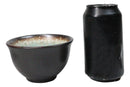 Pack Of 6 Crackle Green Midori Kannyu Ceramic Small Appetizer Rice Bowls 10oz